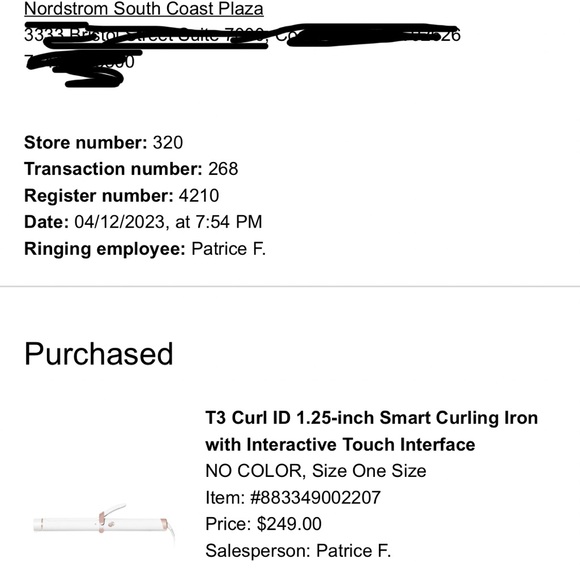 1.25 T3 ID curling iron (newest, smart technology) - Picture 5 of 6